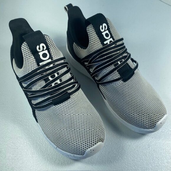 Adidas Lite Racer Adapt Sneakers Women’s Size 6 Black White Slip On Running Shoe - Picture 1 of 13